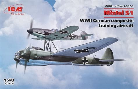 Icm 48101 Mistel S1 German Composite Training Aircraft Sturmtiger