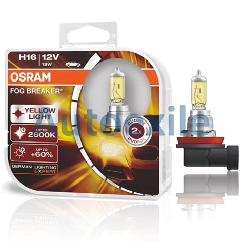 Jual Osram Fog Breaker H16 19W 2600K Yellow FBR Lampu Kuning Avanza