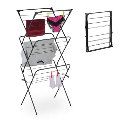 Relaxdays S Choir Linge Pliable Barres X X Cm Int Rieur