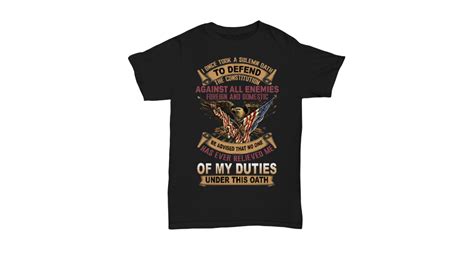 Eagle I Once Took A Solemn Oath To Defend The Constitution Shirt Ts