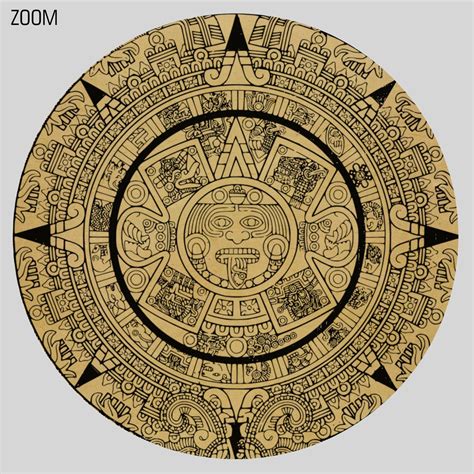 Mayan Calendar Tzolk'in Ancient Astrology Pagan Art | Etsy