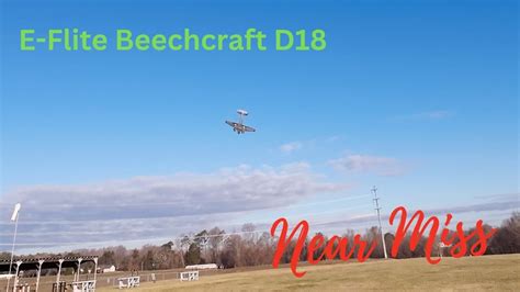 E Flite Beechcraft D18 Greatest Crash Save Ever YouTube