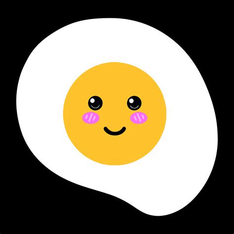 Cute egg digital illustration in cute and simple style 34850605 Vector ...