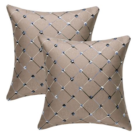 Unique Bargains Couch Modern Diamonds Shape Square Decorative Throw