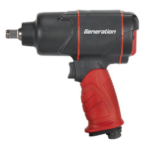 Composite Air Impact Wrench Sq Drive Twin Hammer Building