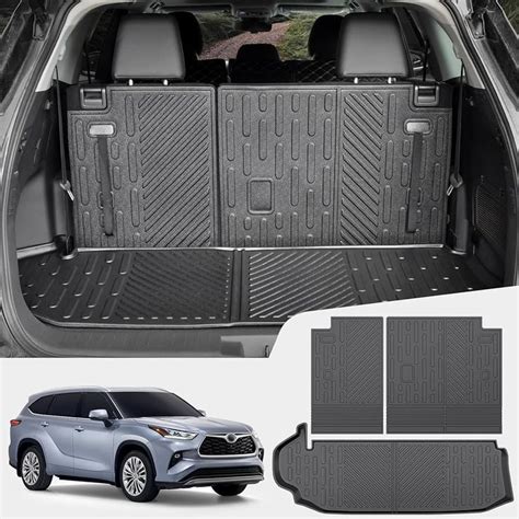 Cargo Mat For Toyota Highlander 2020 2023 Cargo Floor Mat With Seats