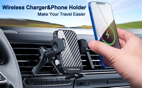 Wireless Car Charger Mount 15w Qi Fast Charging Car Phone Holder