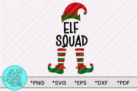 Elf Squad Svg Christmas Svg Graphic By Apearlofagirldesigns · Creative