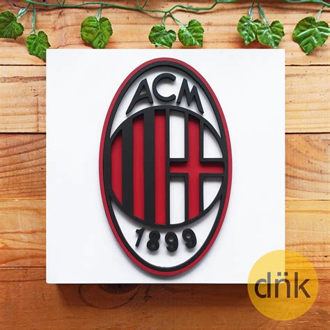 Cuadro 3d Escudo Milan L