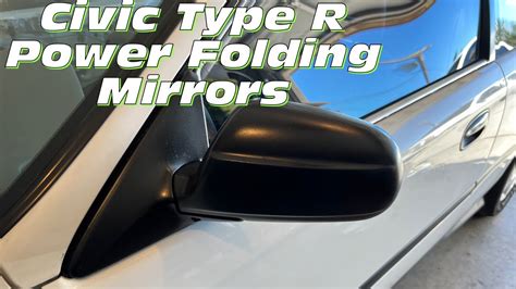 Civic Power Folding Mirrors Wiring YouTube