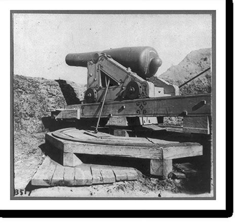 Historic Print The Swamp Angel Gun Morris Island South Carolina