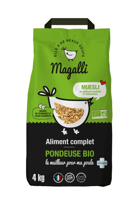 Magalli Aliment Pour Poule Pondeuse Bio Kg Jardiland