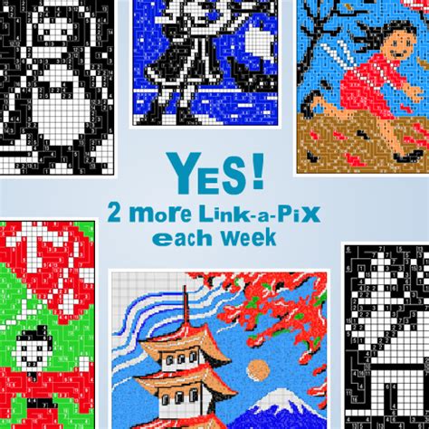 More Link-a-Pix: 2 extra puzzles will be available in My Conceptis each ...