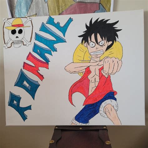 Drawing, Manga, Canvas, One Piece - Etsy