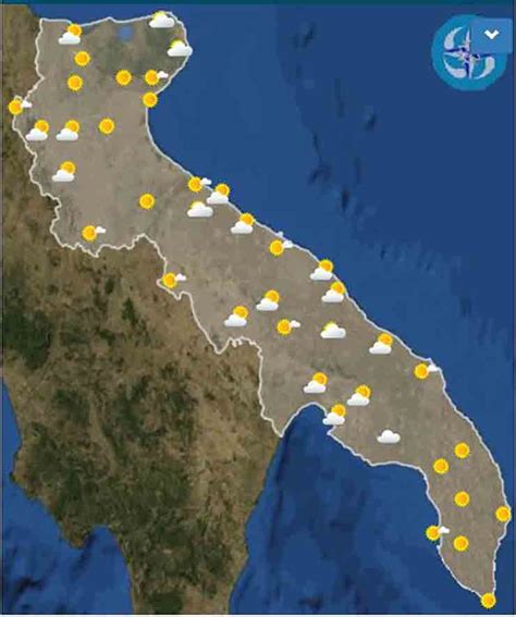 Meteo Bari oggi martedì 5 maggio cielo sereno MeteoWeek