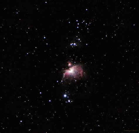 M The Great Orion Nebula And Ngc The Running Man Nebula Deep