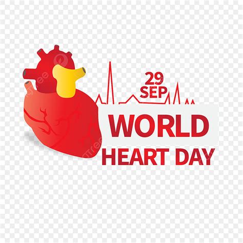 World Heart Day Vector Png Images World Heart Day In 29 September With