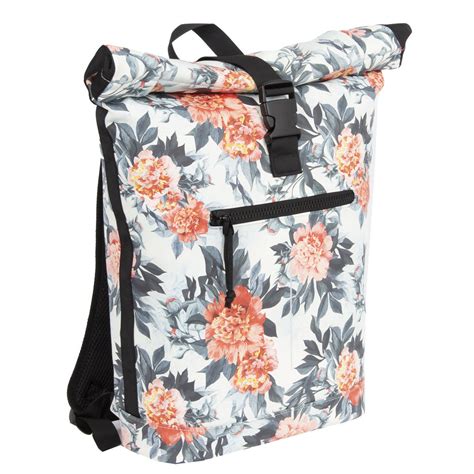 New Rebels Mart Roll Top Backpack Flower Large II Backpack