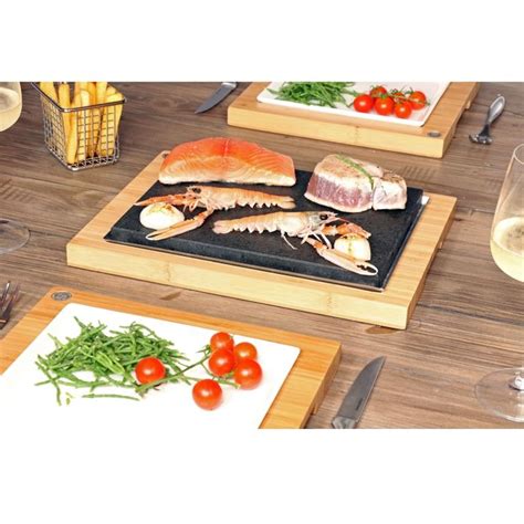 The Steak Sharer Server Hot Stone Cooking Set Yumbles