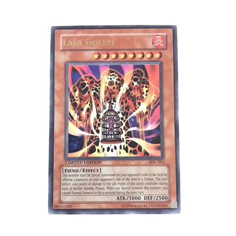 Yu Gi Oh Lava Golem Ioc Se Limited Edition Ultra Rare Lightly Played