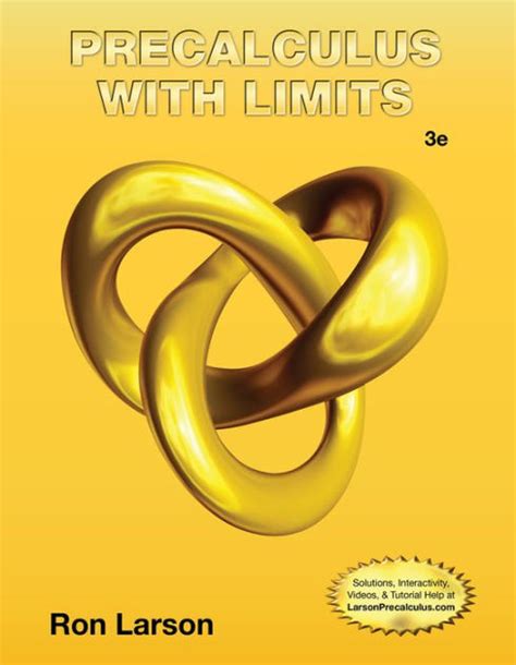 Precalculus With Limits Edition By Ron Larson