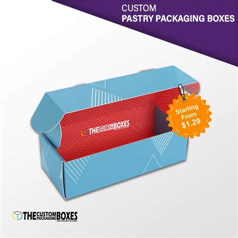 Custom Printed Pastry Packaging Boxes Tcpb