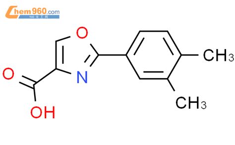 885273 82 5 2 3 4 二甲基苯基 恶唑 4 羧酸化学式结构式分子式molsmiles 960化工网