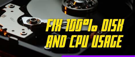 fix  disk  cpu usage issue  windows  ways technoresult