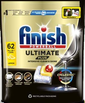 Finish Ultimate Plus Kapsu Ki Do Zmywarki Lemon Szt Drogeria