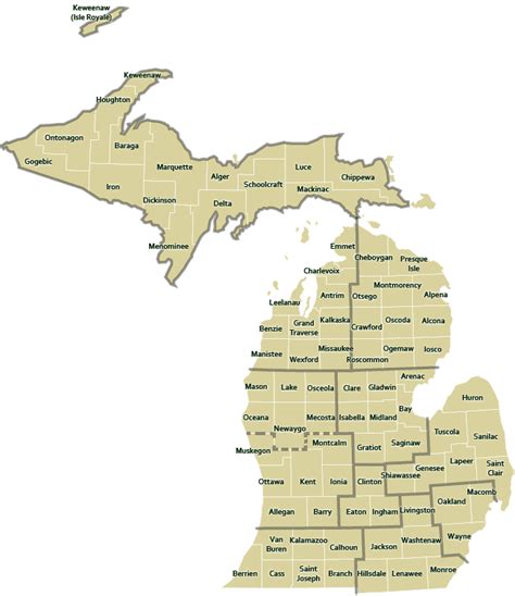 Topographic Map Of Michigan - Vikky Jerrilyn