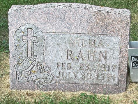 Hilma Freida Rahn Find A Grave Memorial