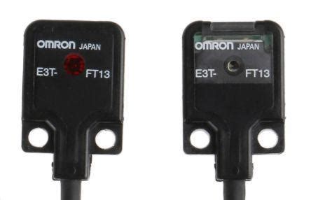 Omron Through Beam Emitter And Receiver Photoelectric Sensor 500 Mm