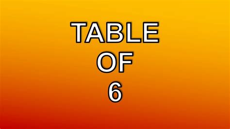 table    easy simple table  kids learn multiplication