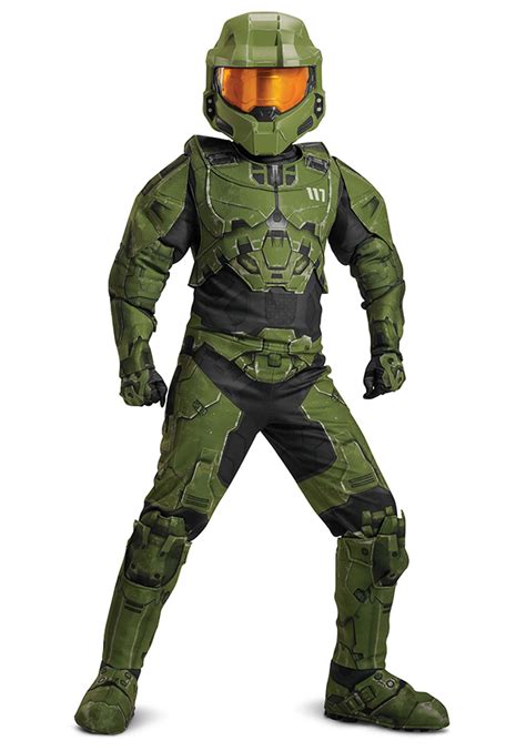 Kid's Halo Infinite Master Chief Prestige Costume | Video Game Costumes