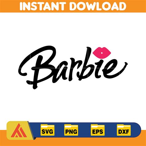 Barbi Logo Barb Svg Princess Silhouette Girl Svg Sticker Inspire