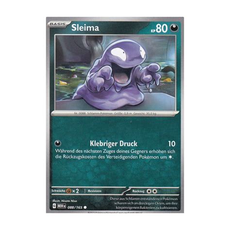 Sleima 088 165 MEW 151 Pokemon Karte günstig kaufen