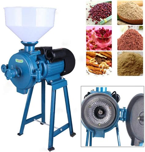 XYLUCKY 2200W Electric Feed Flour Mill Dry Cereals Grinder Machine