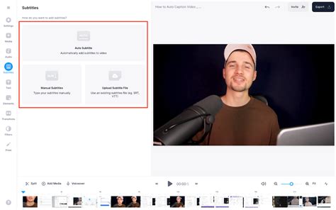 How To Add Auto Subtitles Or Captions To A Video