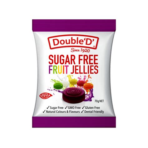 Double ‘d’ Sugar Free Fruit Drops 70g Double D