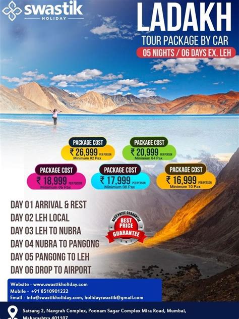 Ladakh Tour Packages By Pvt Car Tour Packages Leh Ladakh Tours