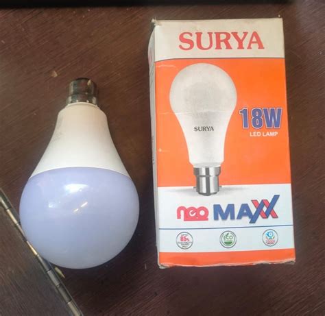 W Surya Led Bulb Cool Daylight B At Rs Box In New Delhi Id