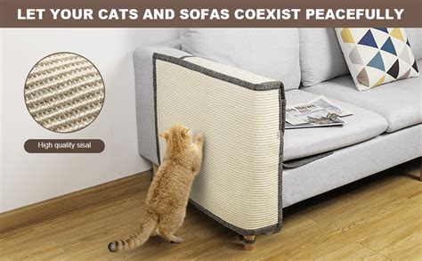 Upgraded Cat Scratch Sisal Sofa Protectorfurniture Couch