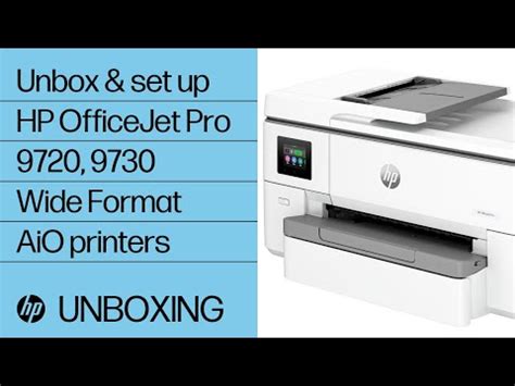 HP OfficeJet Pro 9730 Wide Format All In One Printer Setup HP Support