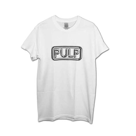 Pulp バンドtシャツ パルプ Different Class Logo White バンドtシャツの通販ショップ『tee Merch 』