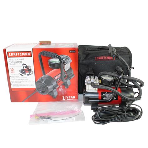 Shopthesalvationarmy Craftsman 30 Psi 12v Inflator Like New 3800