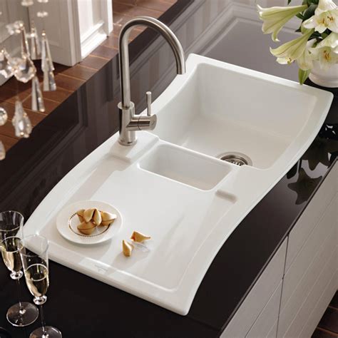 Villeroy And Boch New Wave 60 Classic Line 15 Bowl Ceramic Kitchen Sink