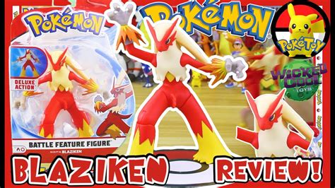 WICKED COOL TOYS Pokémon BLAZIKEN Battle Feature Figure Review and