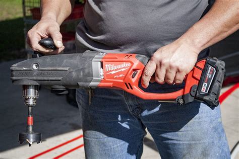 Milwaukee M18 Fuel Super Hawg 1 2 Inch Right Angle Drill PTR