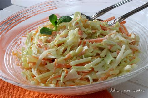 JULIA Y SUS RECETAS Ensalada Coleslaw