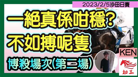 賽馬貼士 沙田賽事2023年2月5日第二場一絕真係咁穩不如搏呢隻 Youtube